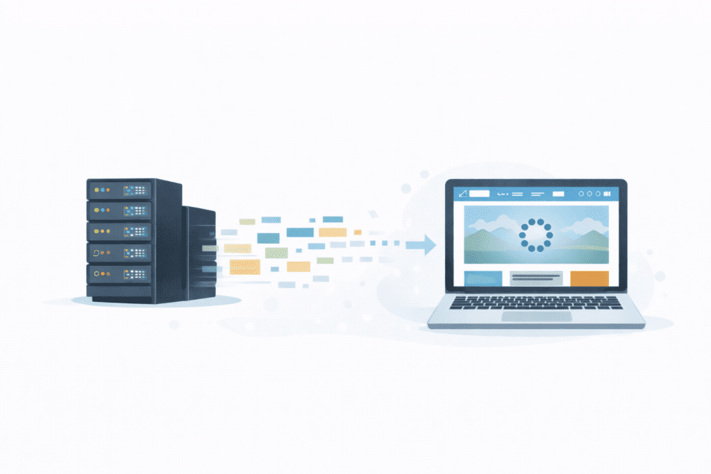 Website speed and uptime showing how fast and reliable web hosting works