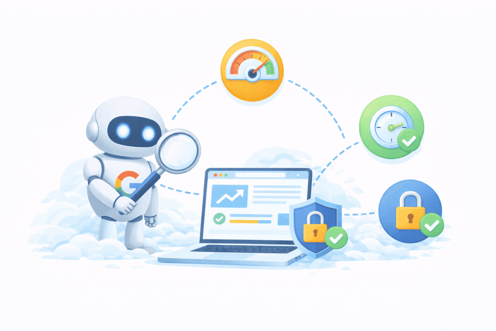 Web hosting affect SEO as search engines analyze site speed and quality