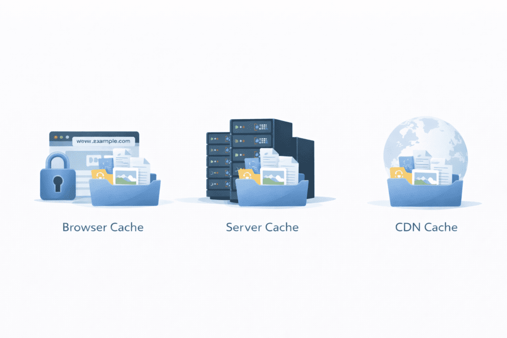 Website connected to US cloud server showing how web hosting works in America