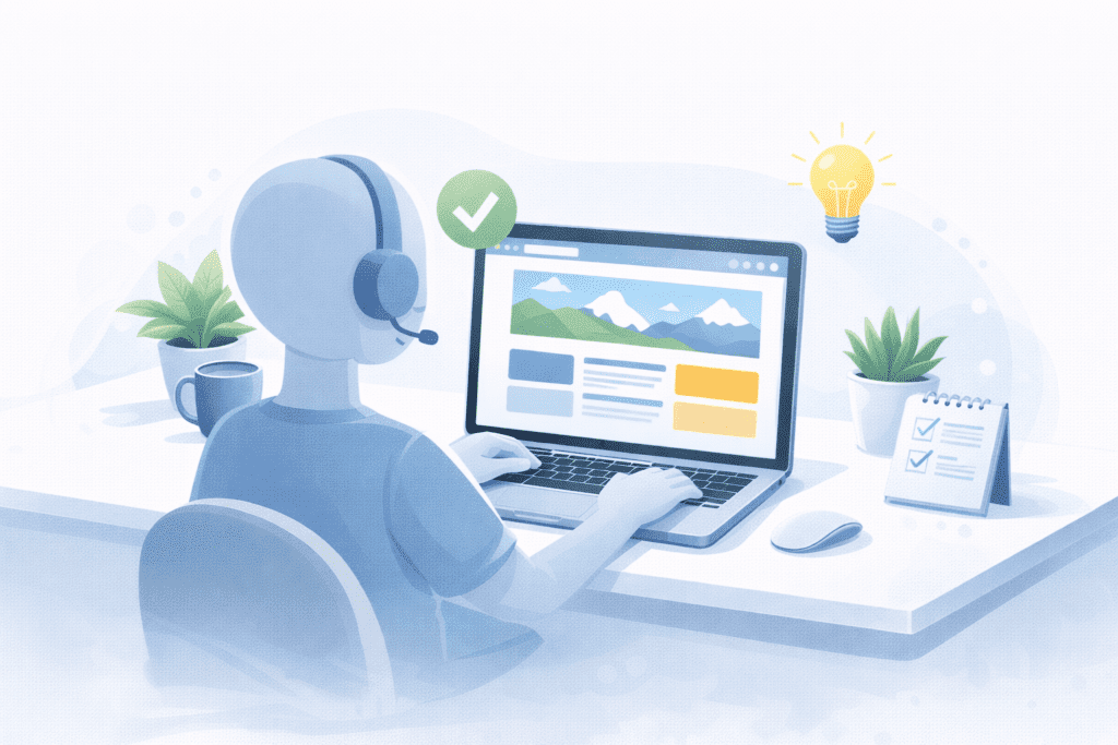 Beginner building a website using domain name and web hosting