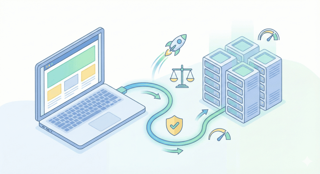 How web host impact website performance through speed, security, and server quality