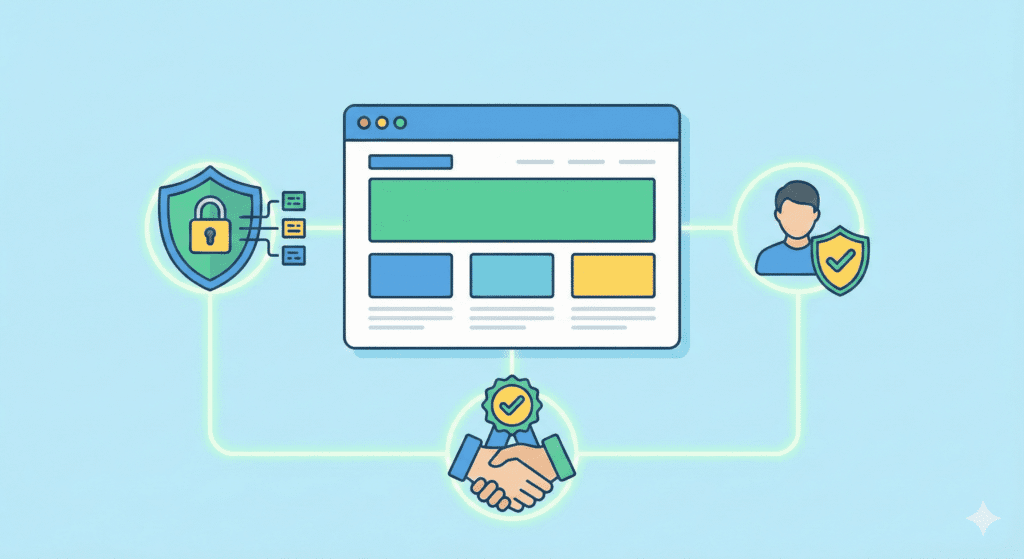 SSL security building trust between a website and its users