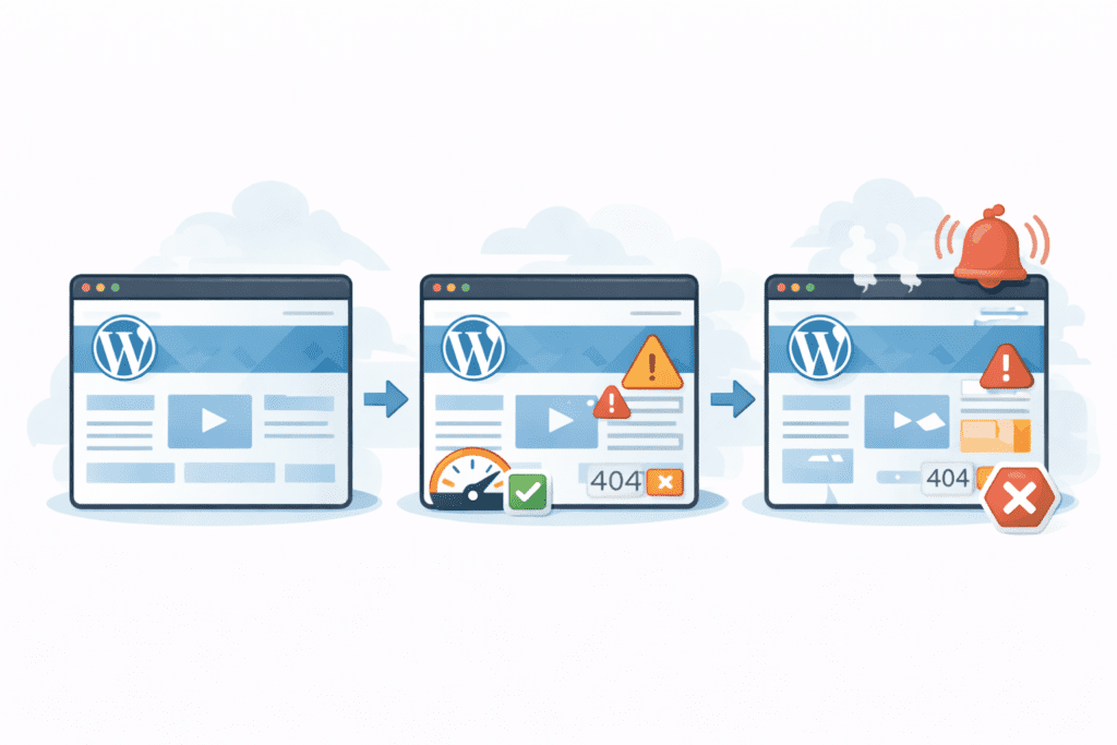Website errors increasing as web hosting performance drops
