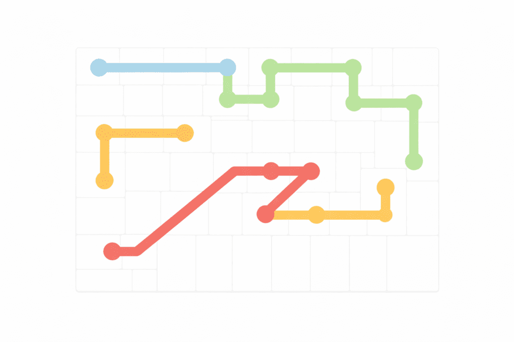 NYT Strands puzzle grid with colorful connected paths for hints and answers on January 31, 2026