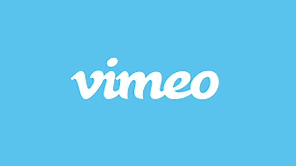 Vimeo logo representing a professional video web hosting service