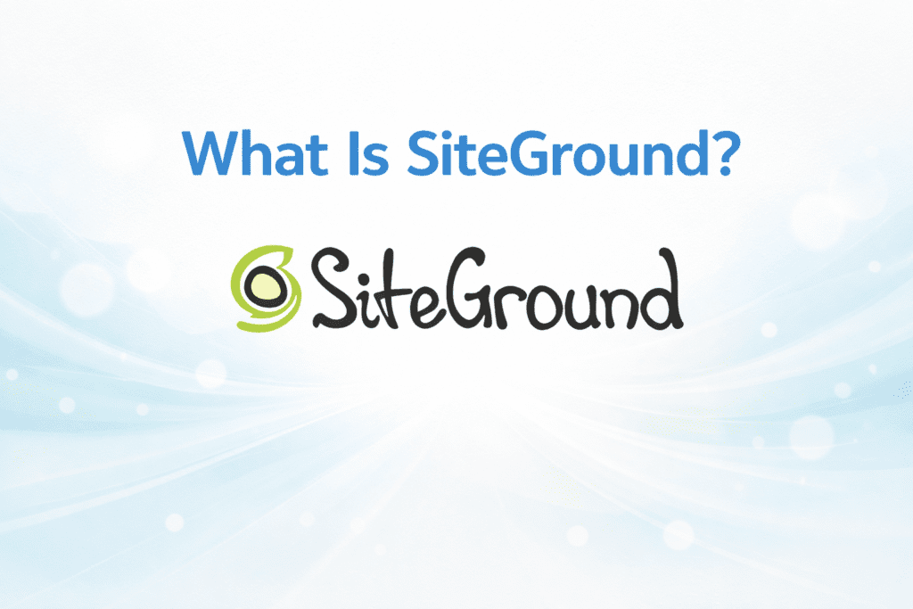 What is SiteGround hosting platform overview graphic