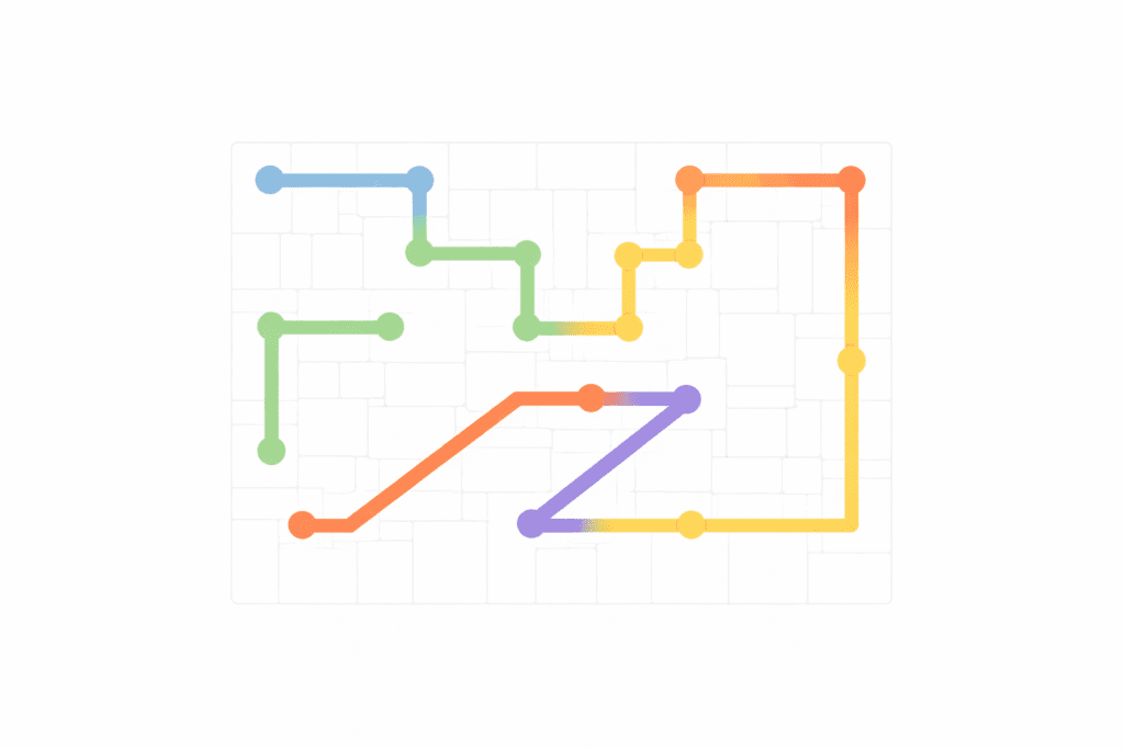NYT Strands puzzle board with highlighted word paths for February 17, 2026