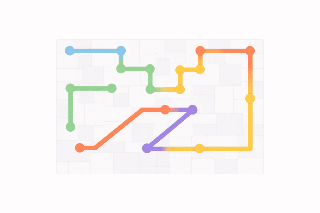NYT Strands puzzle grid with highlighted word paths for February 18, 2026