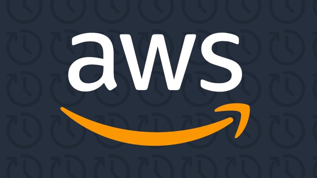 Amazon Web Services (AWS) logo representing cloud infrastructure for HIPAA Compliant Web Hosting.