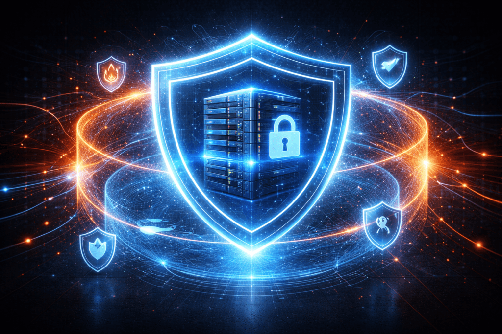 Advanced DDoS protected VPS hosting server with layered security