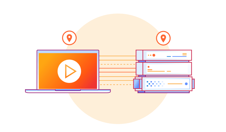 How video web hosting services deliver videos from server to users