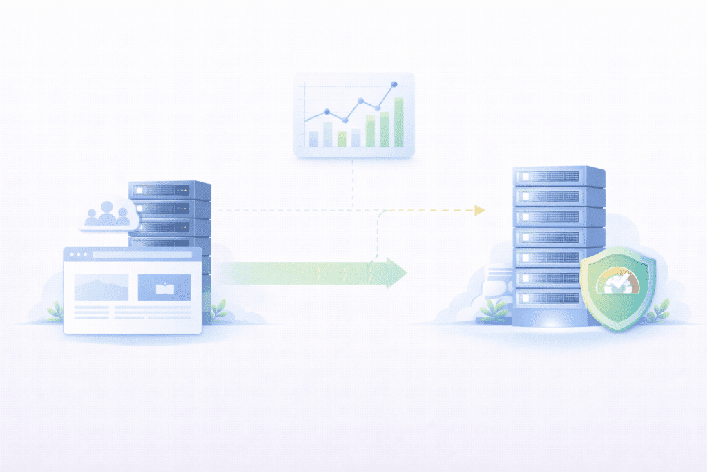 Managed vs Unmanaged VPS comparison showing hosting performance and server management differences