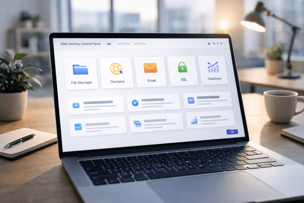 What Is cPanel dashboard interface showing website management tools