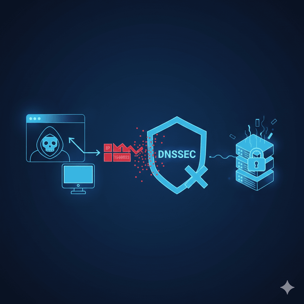 DNSSEC security protecting domain from fake IP attacks