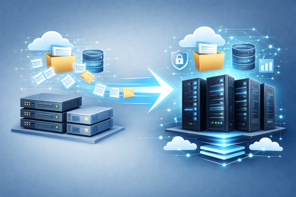Migrating website files and databases from shared hosting to VPS server